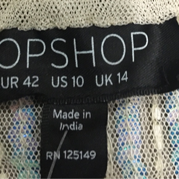 Topshop 2010’s Iridescent Sequence Shirt - Picture 4 of 4